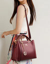 3 Layers Quality Leather Luxury Handbags Bags Designer Crossbody Bags for Women Large Capacity Tote Bag