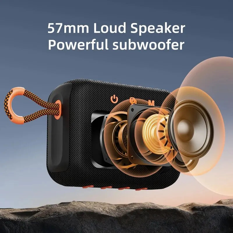 ZEALOT S75 Outdoor Portable Speaker Dual-Driver Bluetooth Speaker, IPX6 Waterproof, True Wireless Stereo for Outdoor