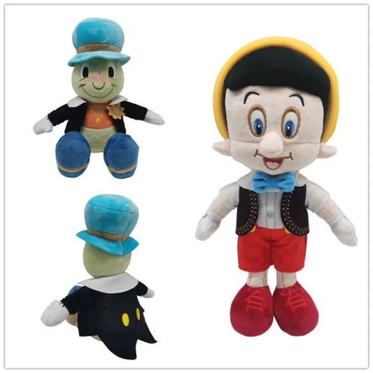 Pinocchio Jiminy Cricket Figaro Plush Toy Soft Stuffed Doll 33cm