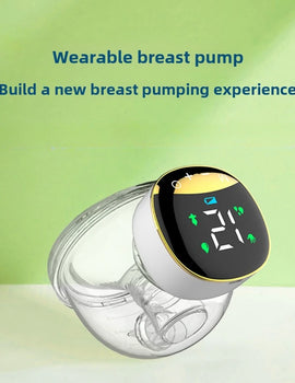 Wearable Hands-free Device Auto Suck 180ml Bottles Silicone Free Care Single Wearable Milk  Breastfeeding Breast Pump
