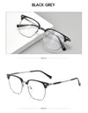 Square Optical Prescription Men's  Eyeglasses Frames Anti-Blue Light Reading Glasses Myopia Hyperopia
