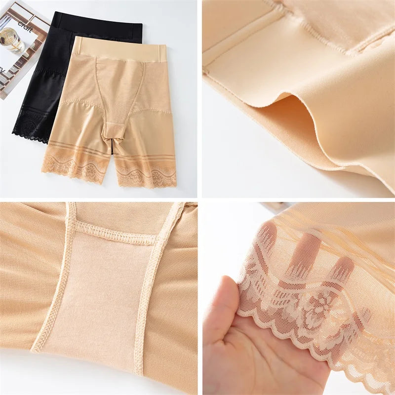 Women's Tummy Control Shapewear Panties – Lace Waist Trainer & Slimming Body Shaper