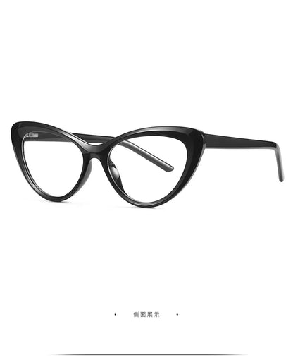 HONGMEI Women's  Cat's Eye Fashion Eyeglasses Frames Anti-Blue Light Reading Glasses Customizable Myopia Hyperopia Myopia