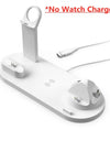 5 In 1 Wireless Charger Stand Pad For iPhone 15 14 13 Apple Watch Airpods Desk Phone Chargers Fast Charging Dock Station