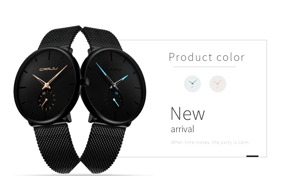 Fashion Mens Watches Top Brand Luxury Quartz Watch Men Casual Slim Mesh Steel Waterproof Sport Watch Relogio Masculino