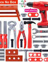 Kids Toolbox Kit Educational Toys Simulation Repair Tools Toys Drill Plastic Game Learning Engineering Puzzle Toys Gifts For Boy