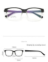 Ultralight and Comfortable Men's and Women's Glasses Frame TR90 Screwless Design Optical Prescription Glasses Frame