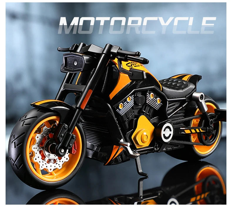 Diecast V Rod Night Rod Special Cruiser Motorcycle Model 1 to 10 Scale