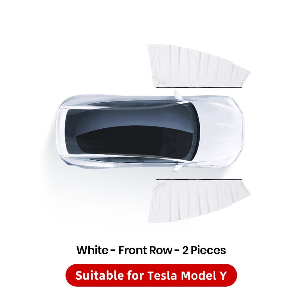 Ice Crystal Side Window Privacy Sunshade Set for Tesla Model 3 Y YL Highland Front and Rear Windshield Cover