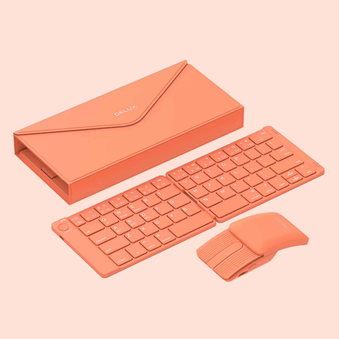 Folding Bluetooth Keyboard & Mouse Combo – Ultra Slim Portable Set