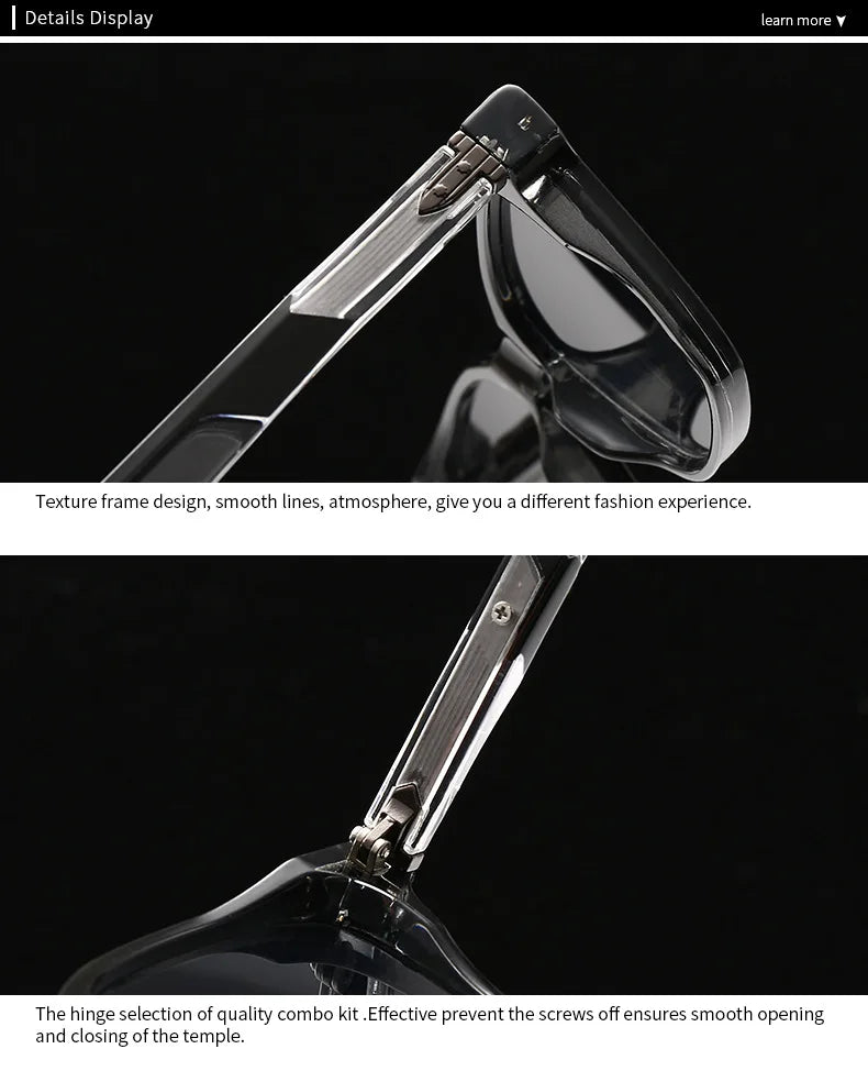 Square Vintage Sunglasses With UV400 Protection