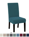 1PC Stretch Dining Chair Covers Polar Fleece Chairs Cover Seat Slipcovers Universal Dust Protector Cover for Hotel Party Banquet