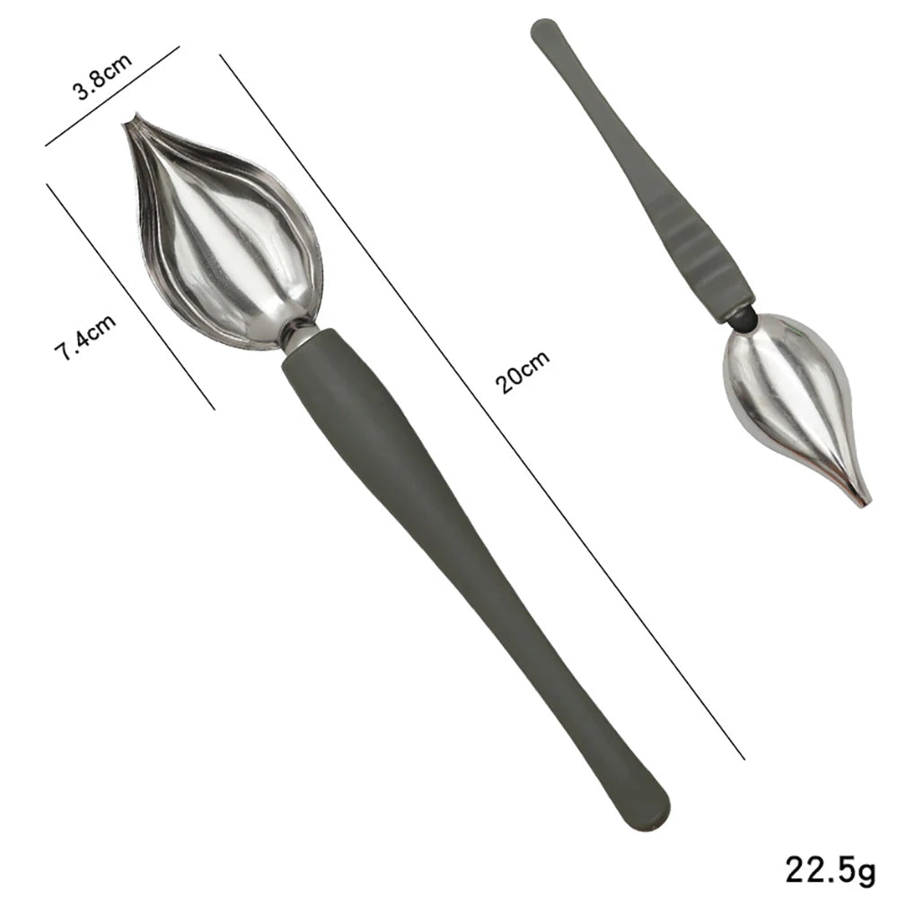 1/5pcs Candy Dipping Tools Chocolate Dipping Fork Spoons Set Culinary Decorating Spoons Chef Art Pencil For Decorative Plates