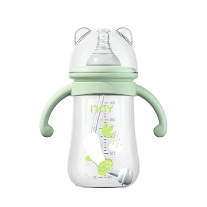 Baby bottle PP bottle water cup set silicone pacifier 300ML large capacity bottle multi-purpose baby feeding supplies