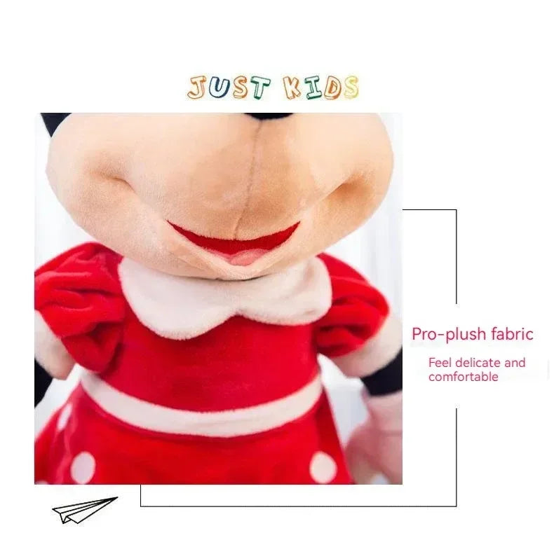 Cartoon Mouse Plush Doll Super Soft Crystal Velvet Pillow