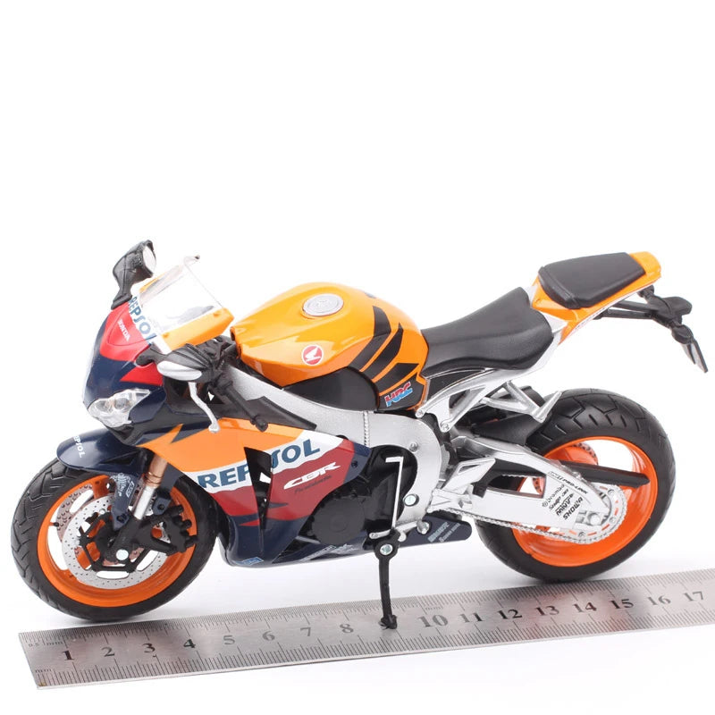 Diecast Honda CBR1000RRR Fireblade Motorcycle Model 1 to 12 Scale
