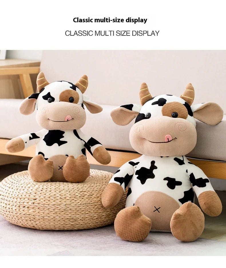 Hot toys Cute Cow Doll Little Cow Plush Toy Chinese Zodiac Cow Doll Cloth Doll New Year's Gift Girl's Birthday Gift