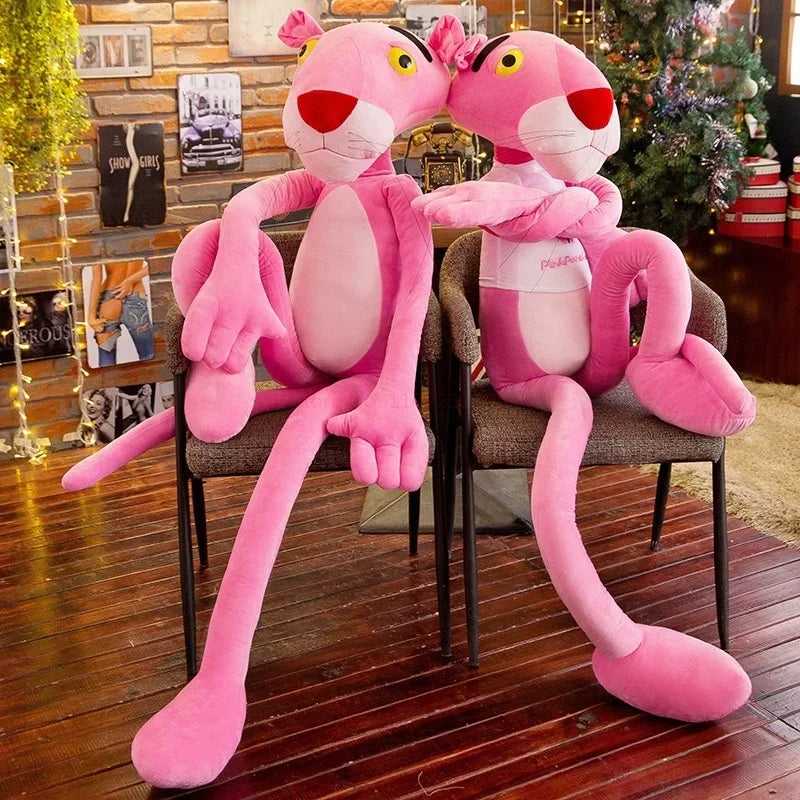 Disney 60cm~180cm  Pink Plush Doll Toys Cute Cartoon Leopard Stuffed Animal  Toy Soft Kawaii Stuffed Doll Christmas Gift