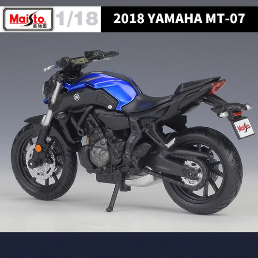 1 18 Scale Yamaha MT 07 2018 Diecast Motorcycle Model