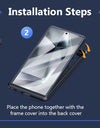 for Samsung Galaxy S24 S23 Ultra Case with Camera Cover Screen Protector Silky Touch Military Drop Protection Phone Case