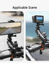 for Gopro Accessories Handlebar Mount with 360 Degree Rotation Adjustable Clamp Holder for Gopro DJI Insta360 Smartphones