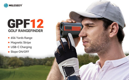 Golf Rangefinder GPF12,Laser Rangefinders With Flag Lock,Vibration, Slope Switch,600M Range Finder Golf