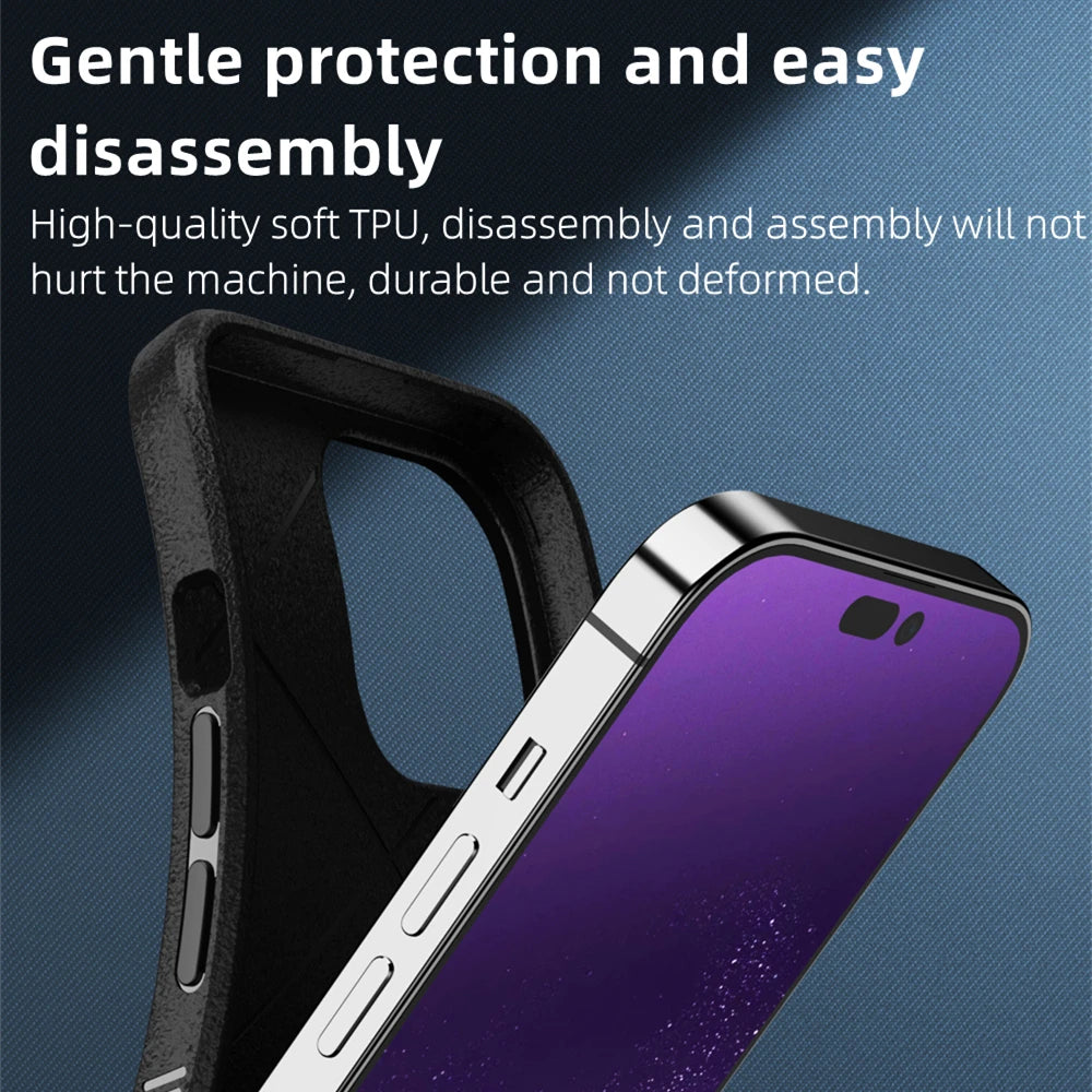 for iPhone 14 Case 14 Pro 14 Plus Case Card Pin Storage Non-Slip Strips Airbags Shockproof Case for iPhone 14 Pro Max Case