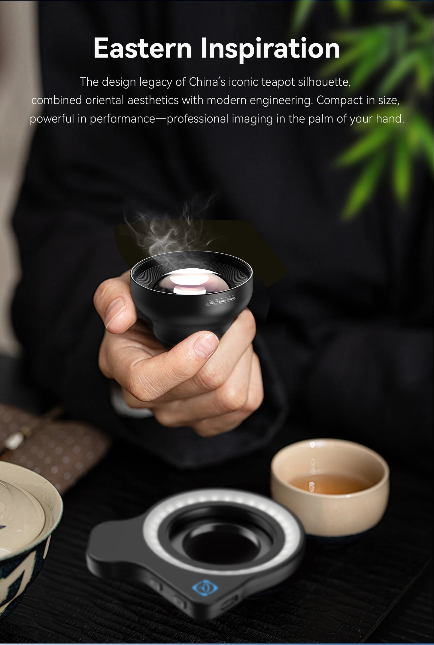 100mm Ultra Macro Phone Lens with LED Fill Light