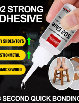 1-5pcs 502 Super Glue Instant Quick-drying Cyanoacrylate Adhesive Leather Rubber Wood Metal Strong Bond Liquid Glue Tool