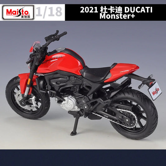1 18 Scale Ducati Monster 2021 Diecast Motorcycle Model