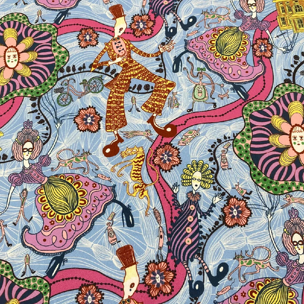 80s 100% Cotton Poplin Like Liberty cotton fabric meter 2025 Shirley Smith Sewing Making Dress Clothing Handmade Kids Dly cloth