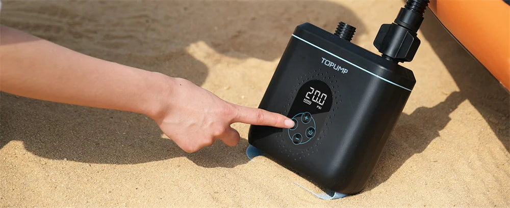 Electric Kayak Accessories PVC Inflatable Boat SUP Pump 20PSI 4000mAh Stand Up Paddle Board for Tent Mattress Wing Kite