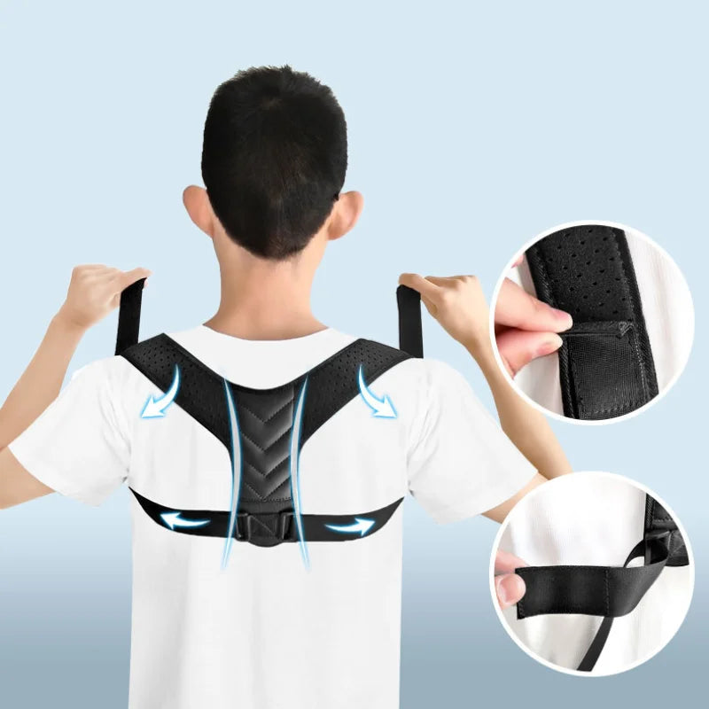 Adjustable Back Shoulder Posture Corrector Belt Clavicle Spine Support Brace Reshape Body Health Fixer Tape corrector de postura