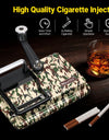 Cigarette Rolling Machine Manual Cigarettes Tobacco Injecter 8mm Diameter Tube Making 80-100mm Lengths of Cigarrettes