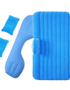 Foldable Car Travel Bed PVC Flocking Inflatable Mattress For SUV Interior Accessories Portable Comfortable Sleeping Pad