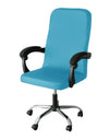 M/L Size Office Chair Covers Stretch Spandex Anti-dirty Computer Seat Chair Cover Removable Office Chair Slipcovers Solid Color