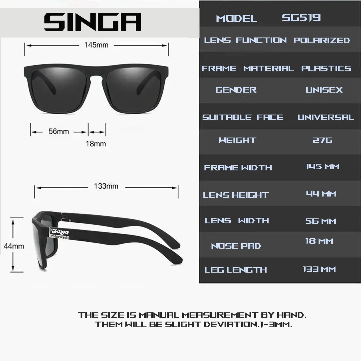 Polarized Cycling Sunglasses UV400 Sports Bike Eyewear