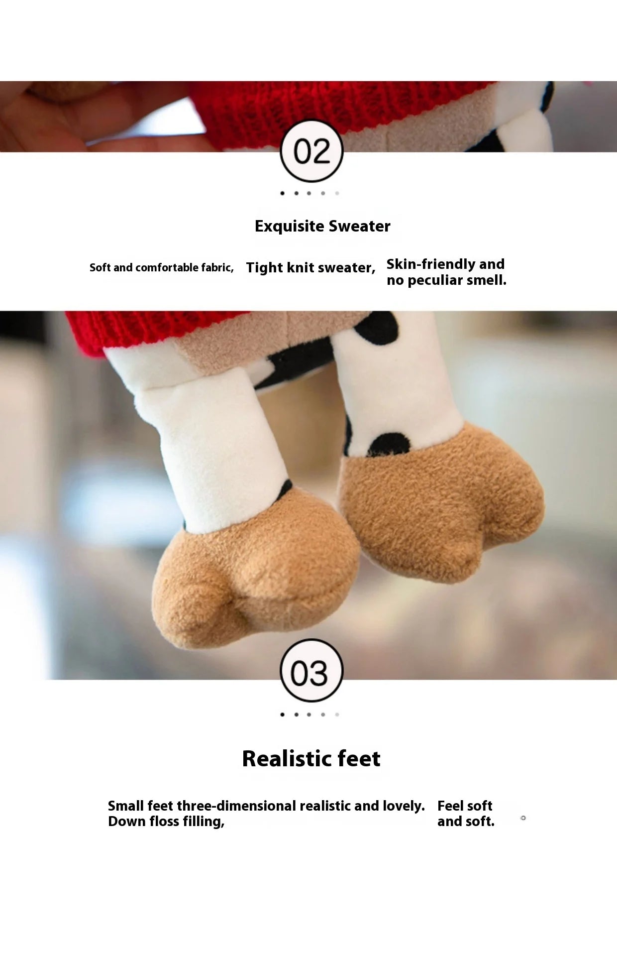Hot toys Cute Cow Doll Little Cow Plush Toy Chinese Zodiac Cow Doll Cloth Doll New Year's Gift Girl's Birthday Gift