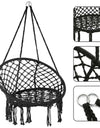 150kg Garden Chair Swinging Indoor Outdoor Furniture Hammock Hanging Rope Chair Swing Chair Seat Hammock Camping Home Use