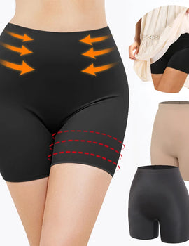 Anti Chafing Safety Pants Invisible Under Skirt Shorts Ladies Seamless Smooth Underwear Ultra Thin Comfortable Control Panties