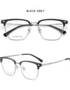 Ultra-light Comfortable Big Eyewear TR90 Pure Titanium Retro Square Optical Prescription Glasses Frame