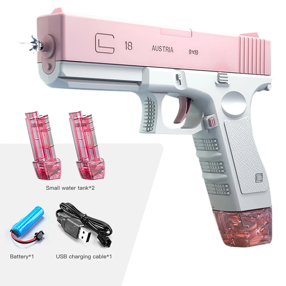 M416 Large Capacity Electric Water Gun Fully Automatic Shooting Rechargeable Water Blaster