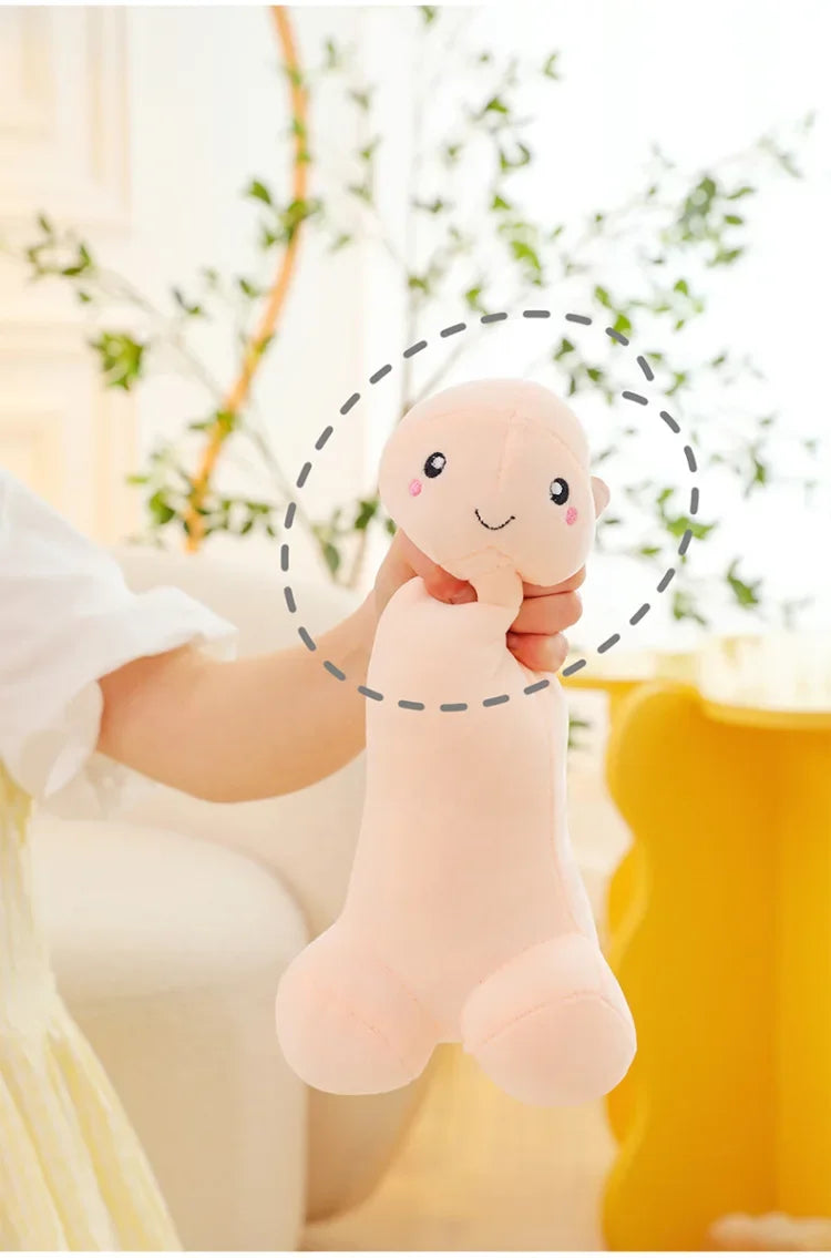 105cm Big Size Trick Penis Plush Kawaii Soft Simulation Dick Plushie Real-life Penis Pillow Sexy Hugging Pillow Girlfriend Gifts