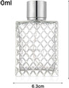 100ml 3.4 Oz Empty Refillable Spray Perfume Bottle Cosmetic Fine Mist Atomizer Portabe Glass Essential Oil Container for Travel