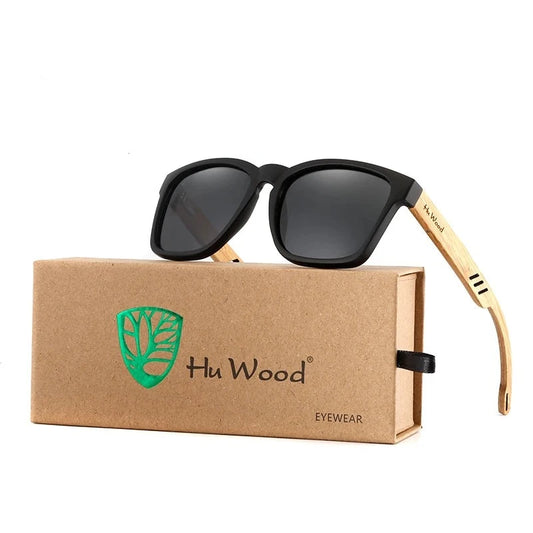 Polarized Wooden Sun glasses Driving Eyewear Fishing Sports