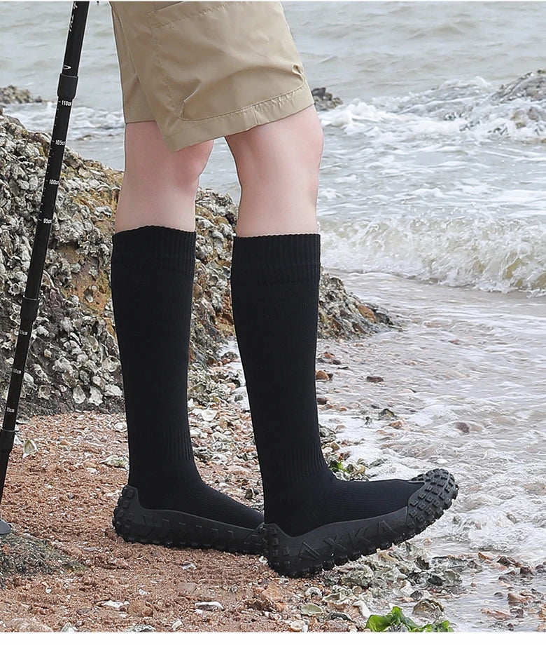 Waterproof Lightweight Hiking Water Shoes Outdoor Shoes Warm Shoes High Waist Waterproof Adjustable Height
