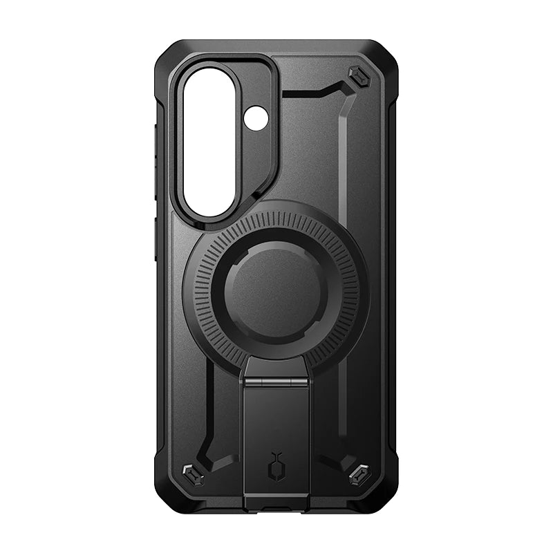 Rugged Magnetic Phone Case with Kickstand Screen Protector and Belt Clip for Samsung Galaxy S26
