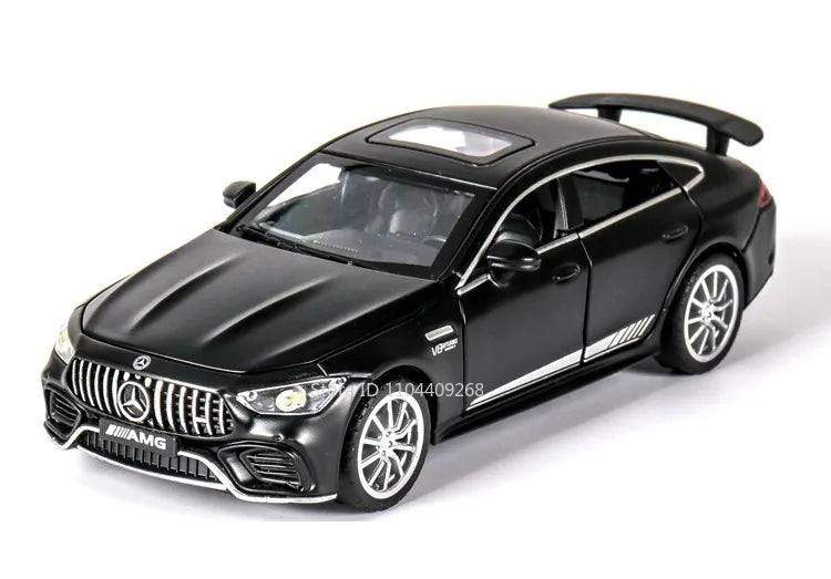 1:32 Scale 300SL GT63 V8 Sports Car Model Toy Metal Die-cast Sound Light Pull Back Vehicles Models Boys Hobby Ornaments Gifts