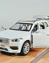 Simulation 1:32 Volvo XC90 SUV Alloy Diecast Metal Model Sound & Light Toy Car Central Control Ornaments Display Present For Boy