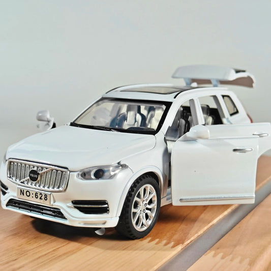 Simulation 1:32 Volvo XC90 SUV Alloy Diecast Metal Model Sound & Light Toy Car Central Control Ornaments Display Present For Boy